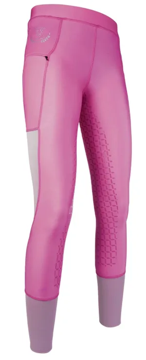 HKM Riding Leggings Mesh Silicone Full Seat