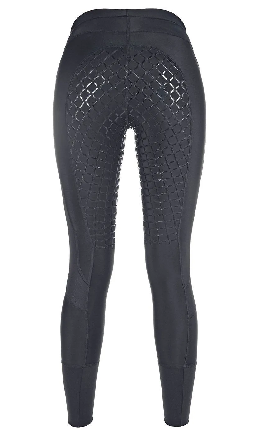 HKM Riding Leggings Mesh Silicone Full Seat