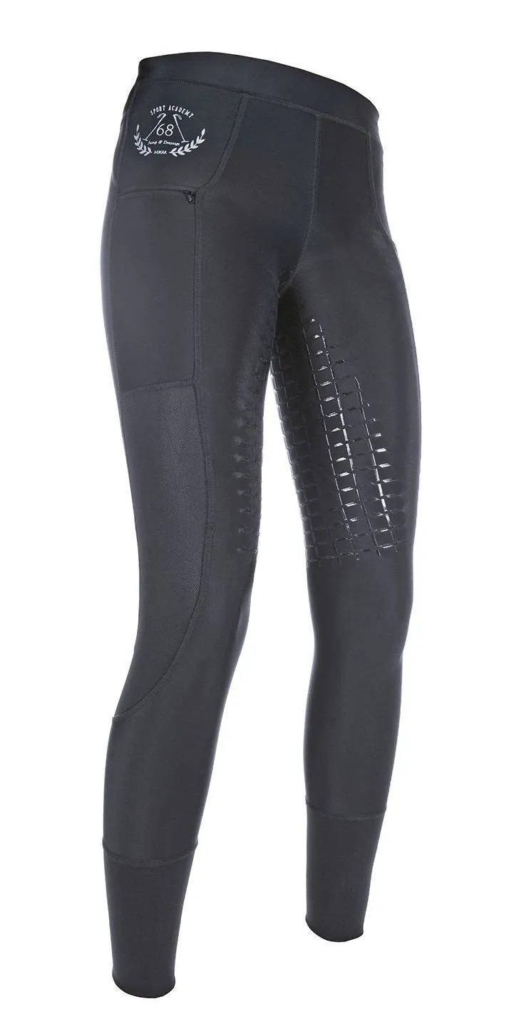 HKM Riding Leggings Mesh Silicone Full Seat