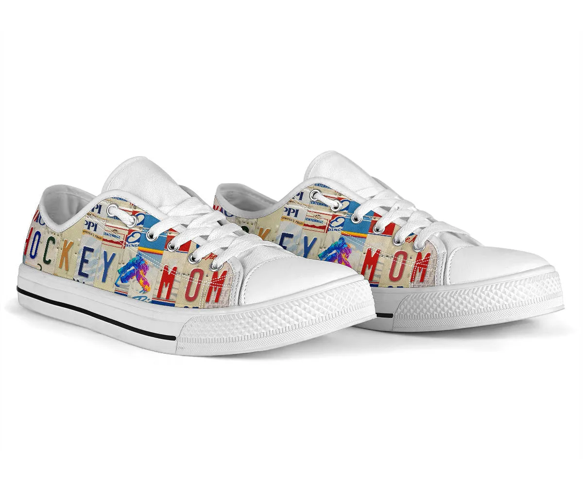 Hockey Mom - Women’s Low Top Shoes White