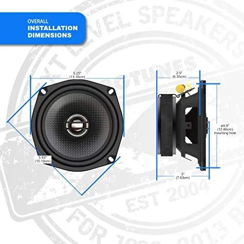 Hogtunes XL Series Front Speakers