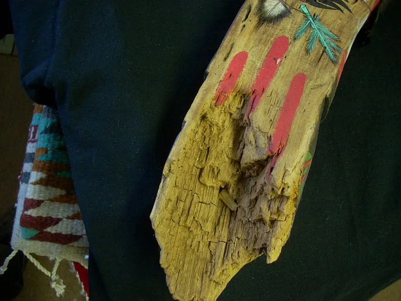 Hopi frog flat doll kachina
