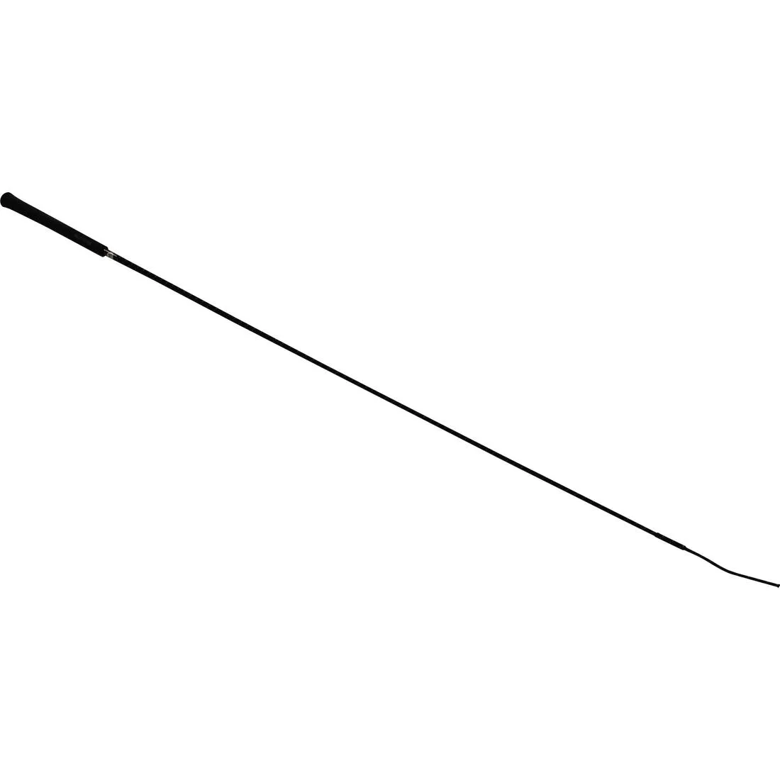 Horse Riding Dressage Crop 110 cm Grip - Black