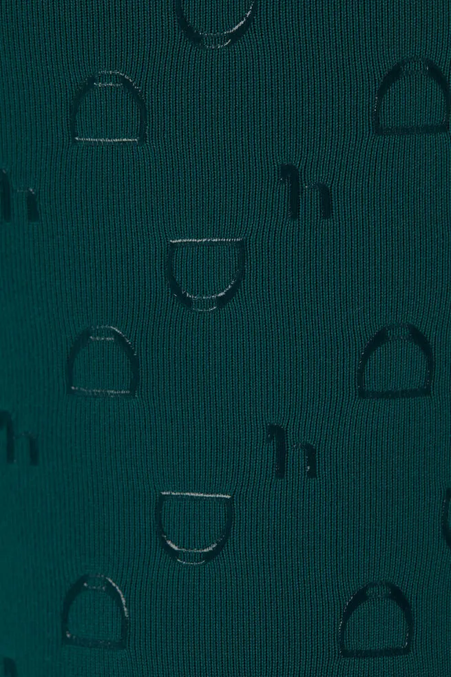 Horze Nadia 4 Pocket Ladies Tights Storm Green