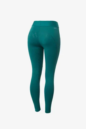 Horze Nadia 4 Pocket Ladies Tights Storm Green