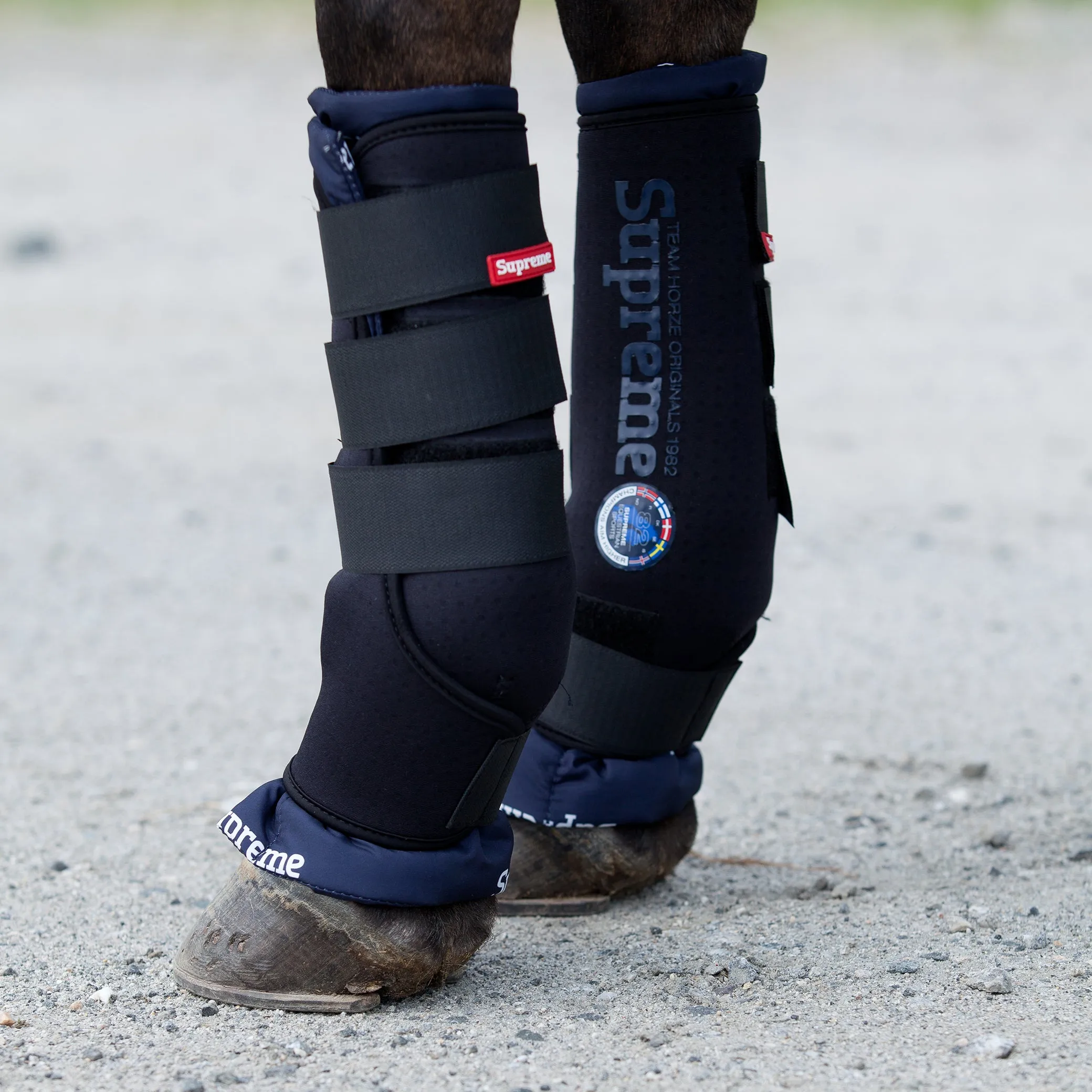 Horze Supreme Pro Stable Boot Black