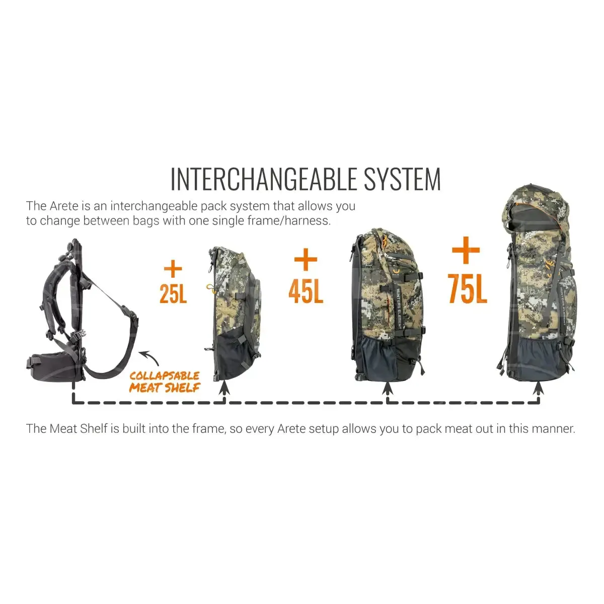 Hunters Element Arete Bag 25 Litre