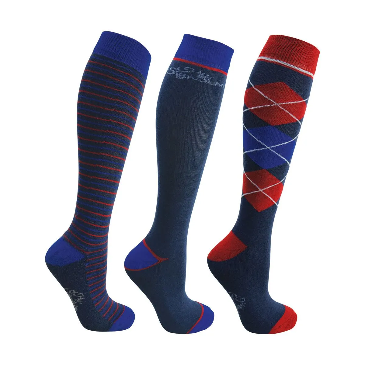 Hy Signature Horse Riding Socks (Pack of 3)