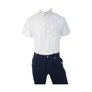HyFASHION Mens Hadleigh Short Sleeved Tie Shirt