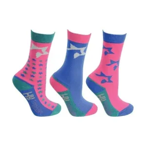 HyFASHION Zeddy Horse Riding Socks (Pack of 3)