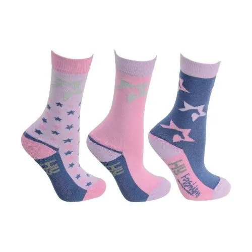 HyFASHION Zeddy Horse Riding Socks (Pack of 3)