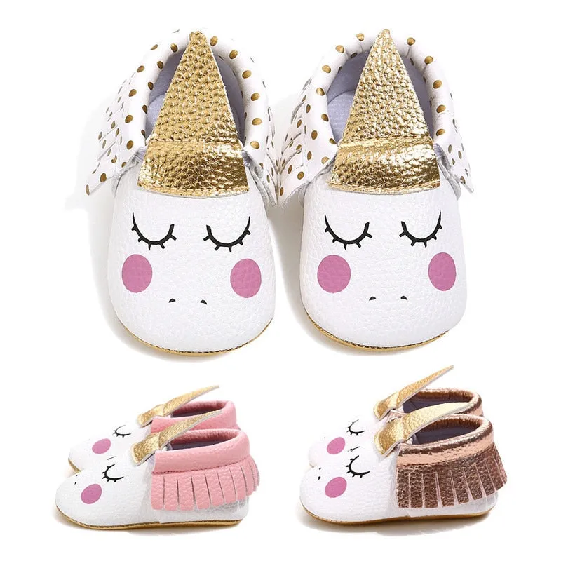 Infant Baby Girls Unicorn Shoes
