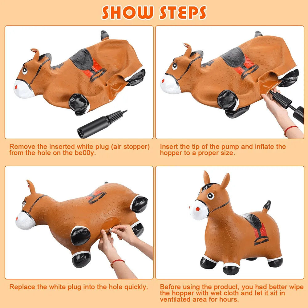 Inflatable Bouncy Donkey Ride On Hopper