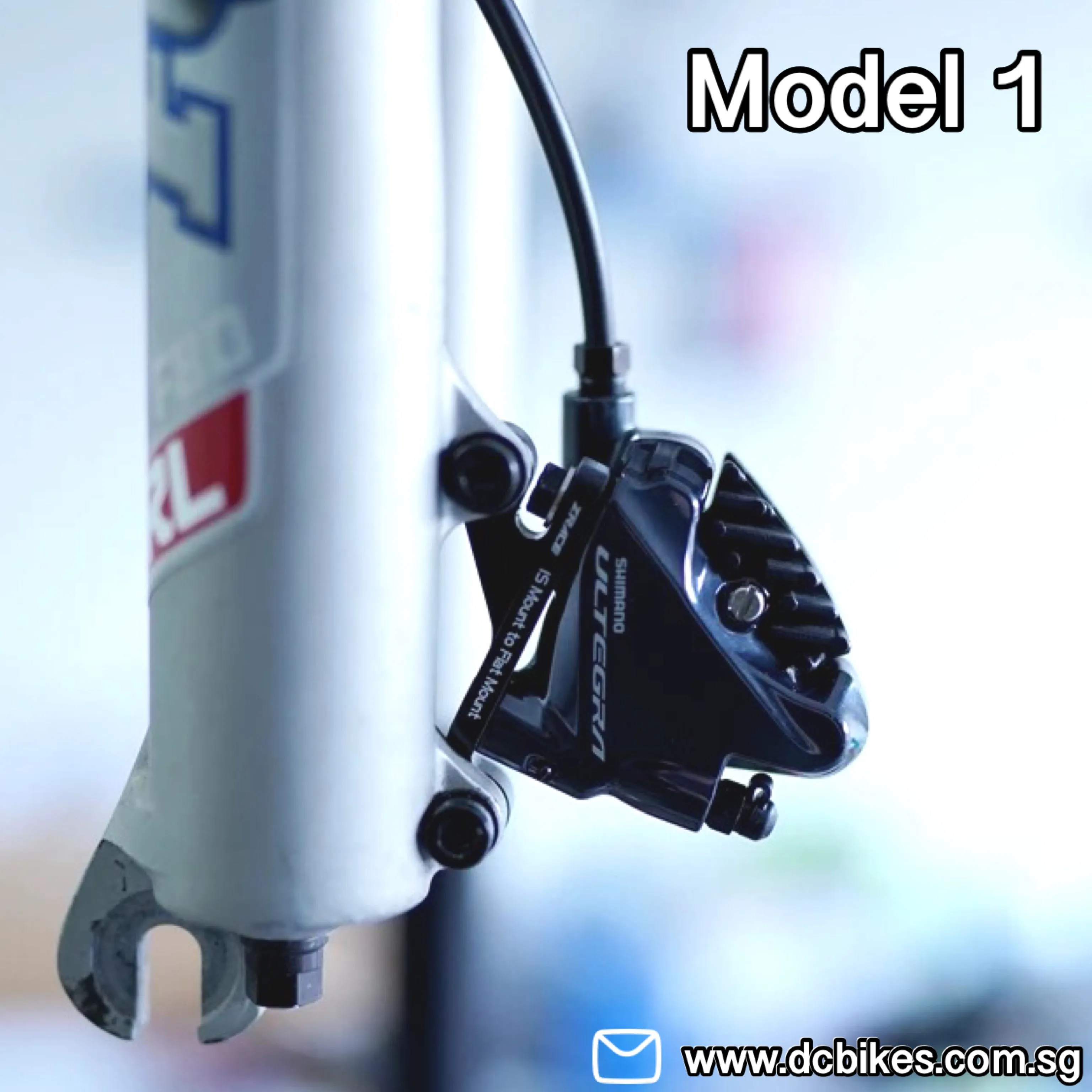 IS-FM Front Rear Flat Mount Caliper Adapter