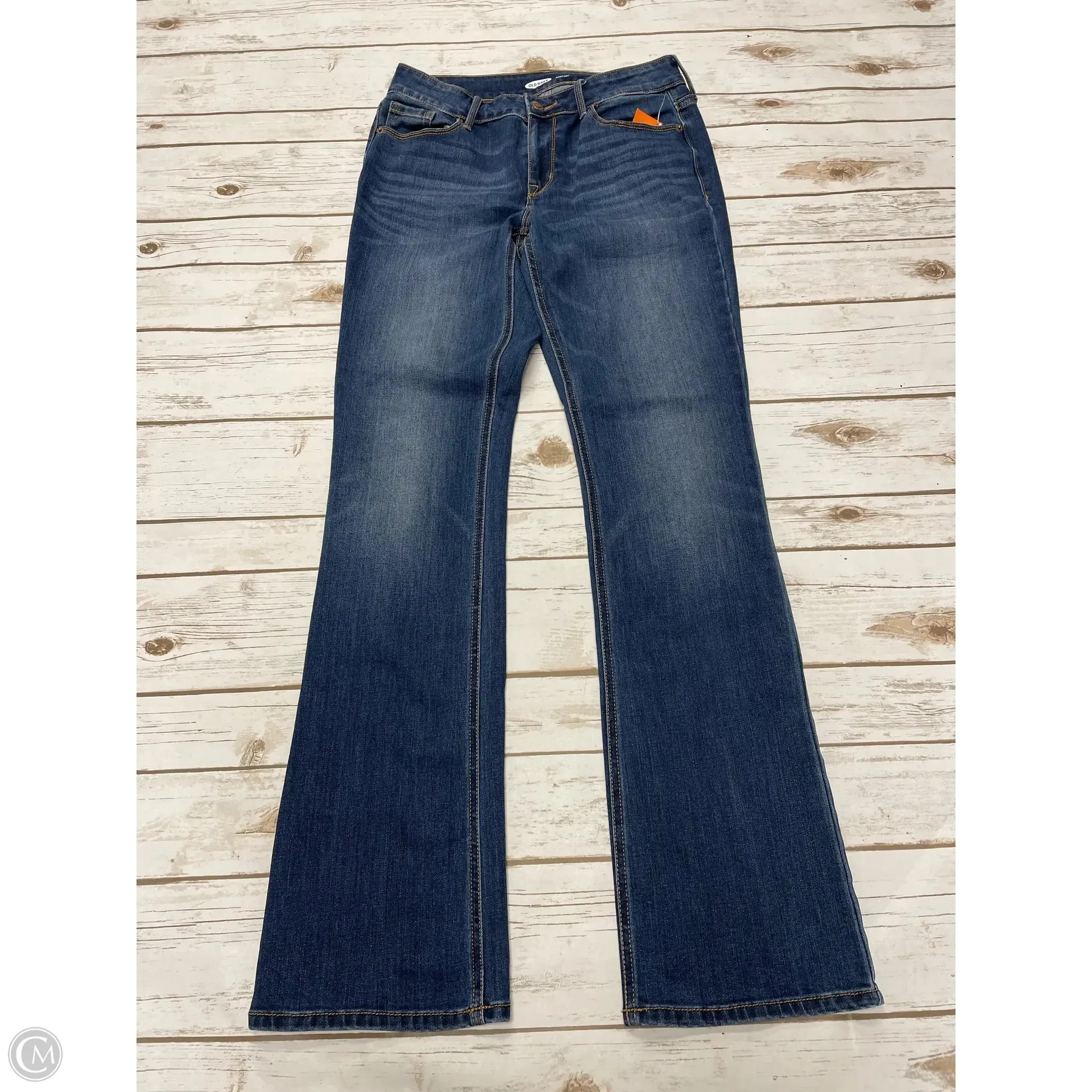 Jeans Boot Cut By Old Navy In Blue Denim, Size: 4