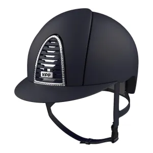Kep Cromo 2.0 Jockey - Riding Hat - Textile Blue Swarovski