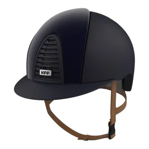 Kep Cromo 2.0 Jockey - Riding Hat - Textile Blue/Velvet Panels