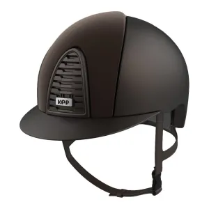 Kep Cromo 2.0 Jockey - Riding Hat - Textile Brown/ Velvet Panels