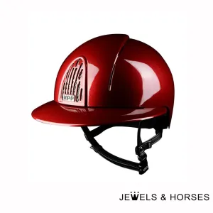 KEP Helmet - Smart Polish Polo Visor in Bordeaux