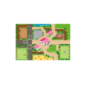 KIDS GLOBE HORSE RIDING SCHOOL PLAYMAT 100X150CM