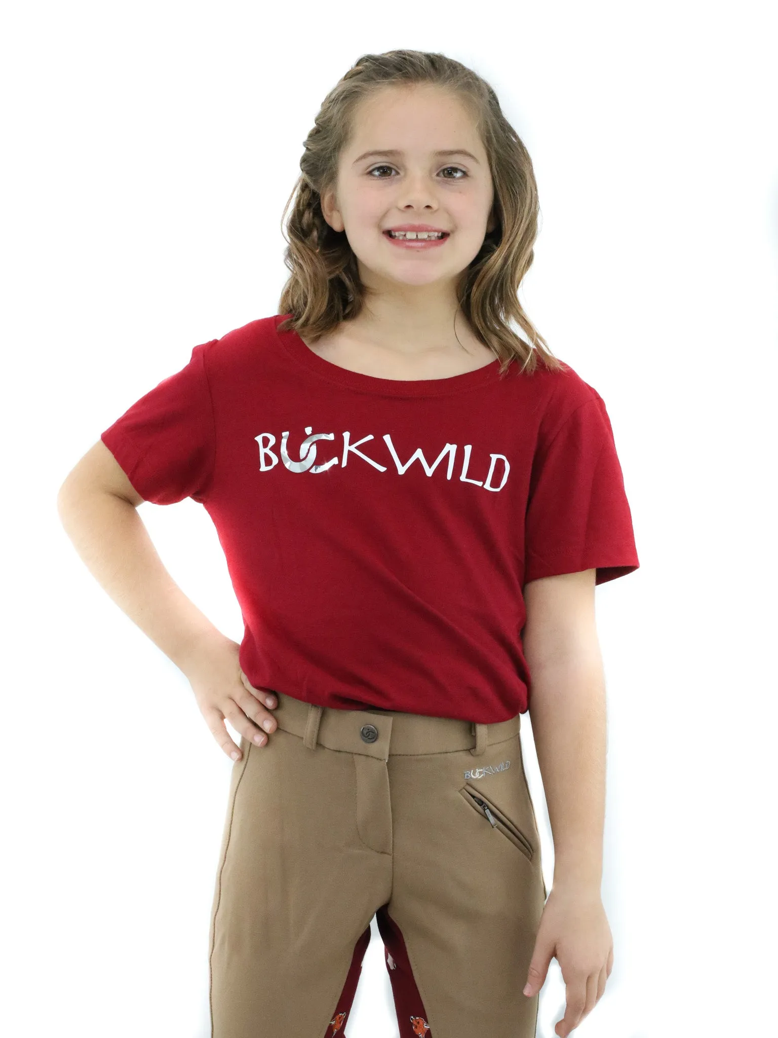 Kid's Mid-Waist Breech | Tan   Fox