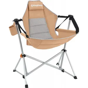 King Camp - Hammock Camp Recliner Chair  - Khaki/Grey