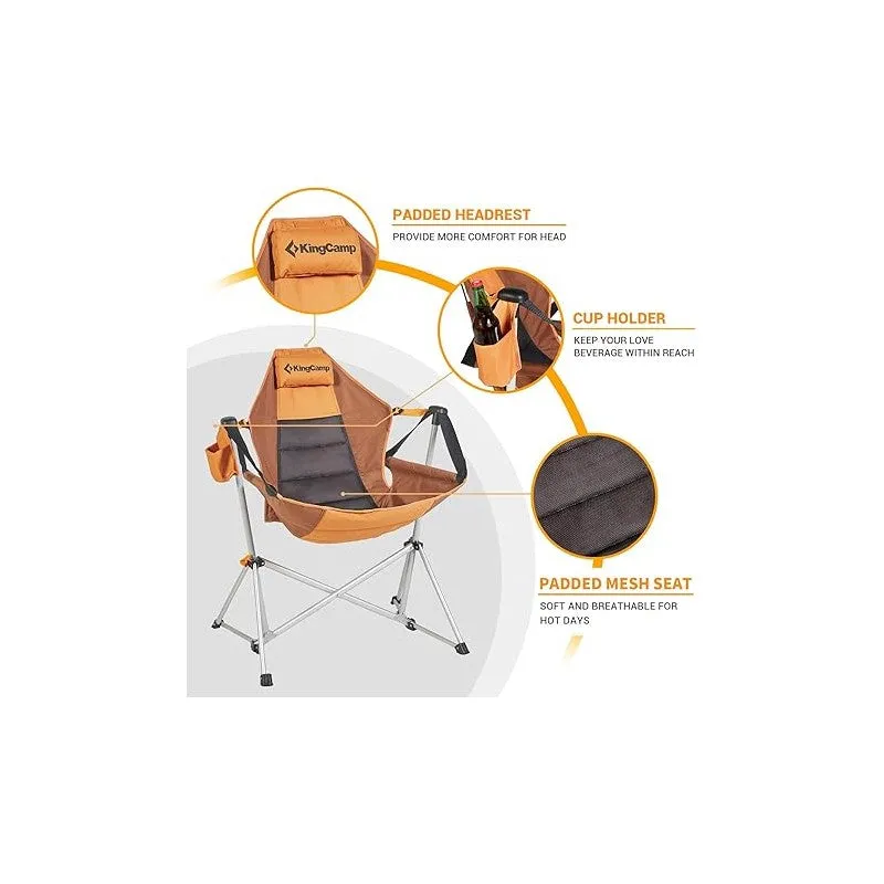 KingCamp Hammock Camp Recliner Chair Brown/Coffe