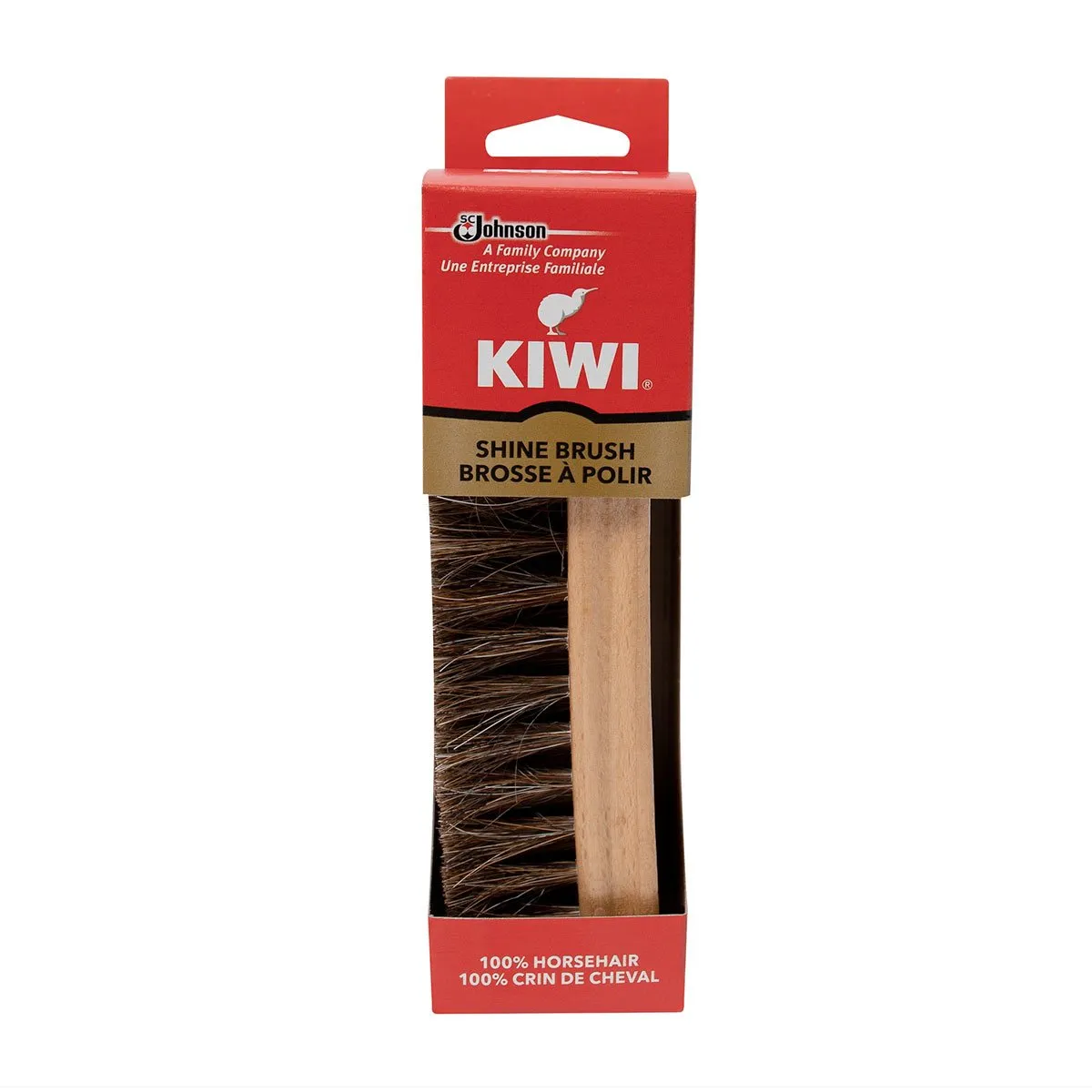 Kiwi Horse Hair Shine Brush