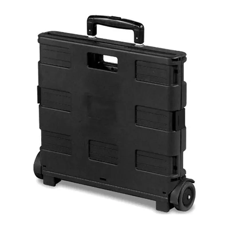 Large Car Boot Folding Cart Foldable Rolling Trolley Shopping Storage Box