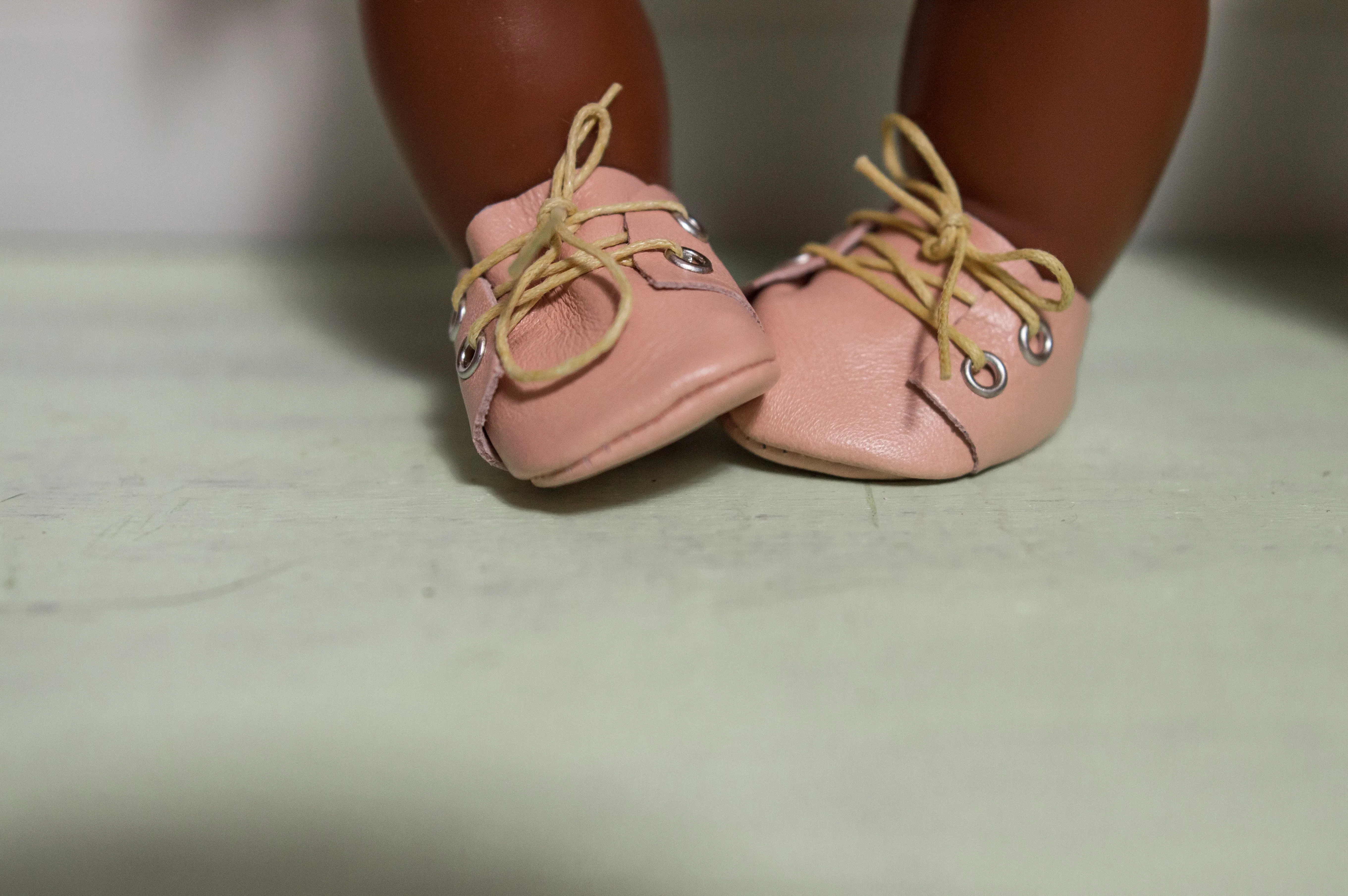Leather doll shoe - Minikane RTS