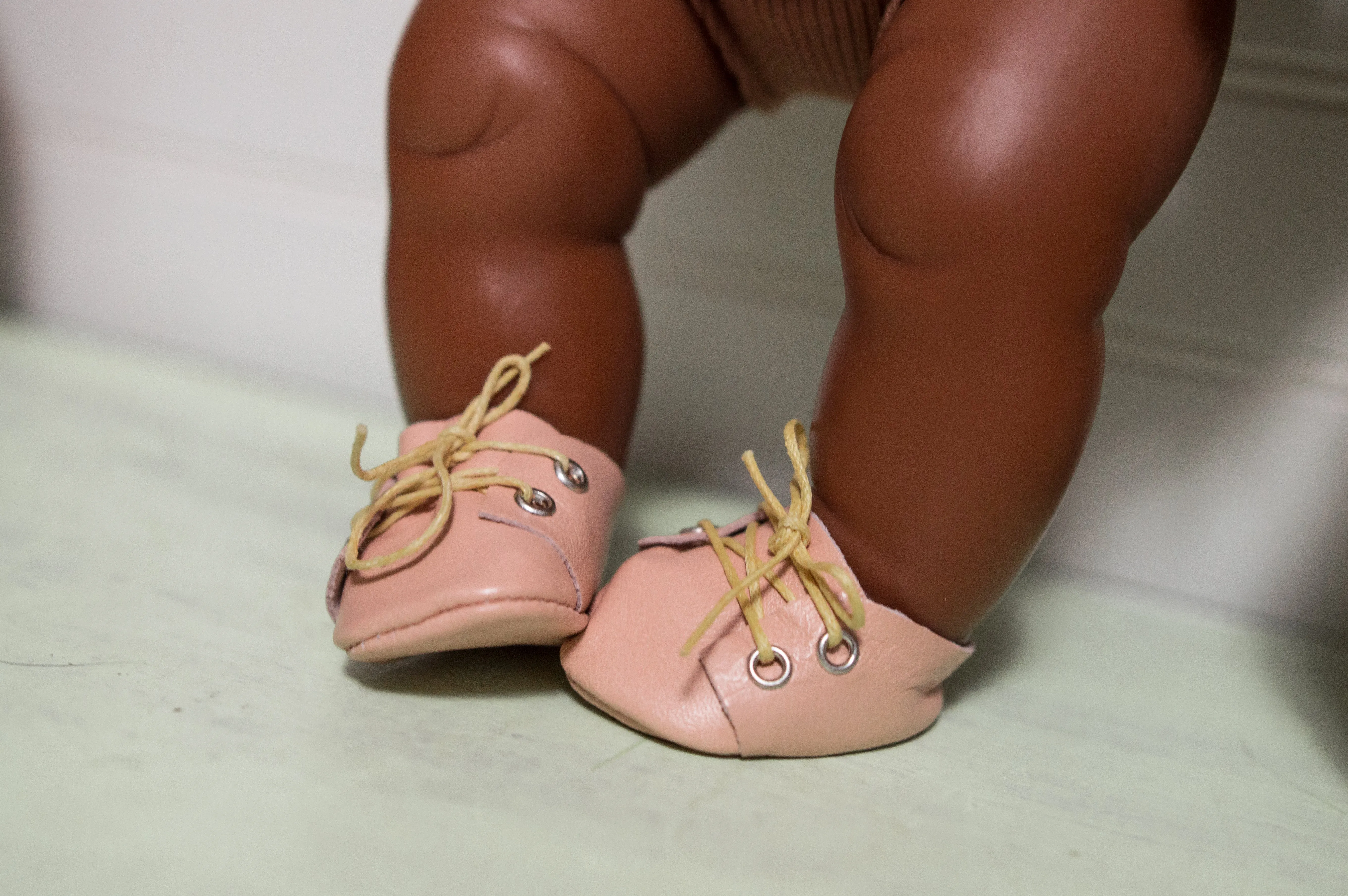 Leather doll shoe - Minikane RTS