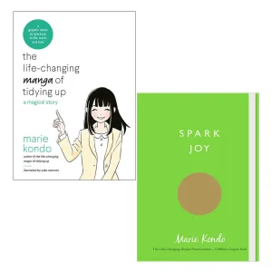 Life-Changing Manga of Tidying Up And Spark Joy 2 Books Collection Set PB NEW