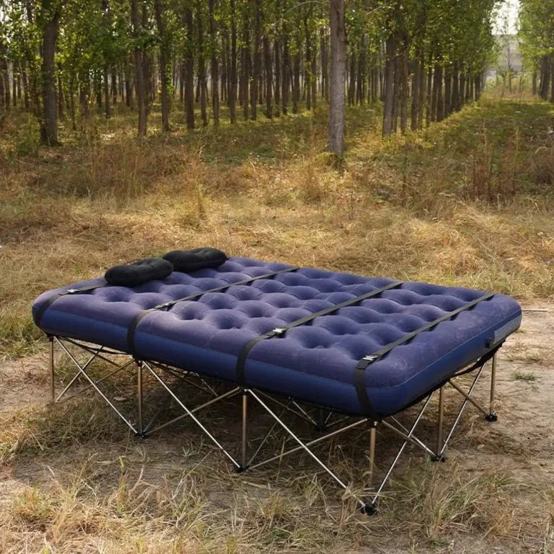 Lit de camp pliable 2 places
