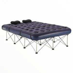 Lit de camp pliable 2 places