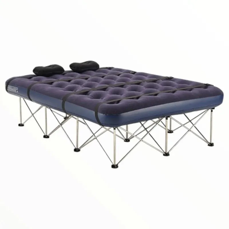 Lit de camp pliable 2 places