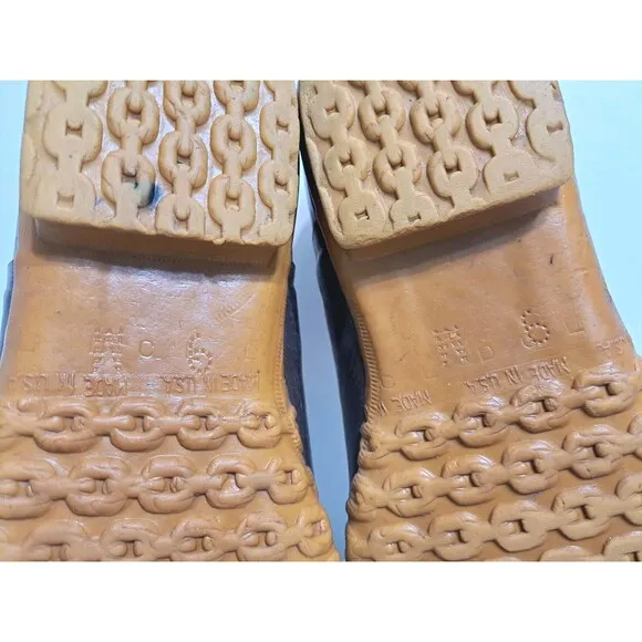 LL Bean Mens Size 9 BEAN BOOTS Leather Low Duck Hunting Rain Shoes USA Made