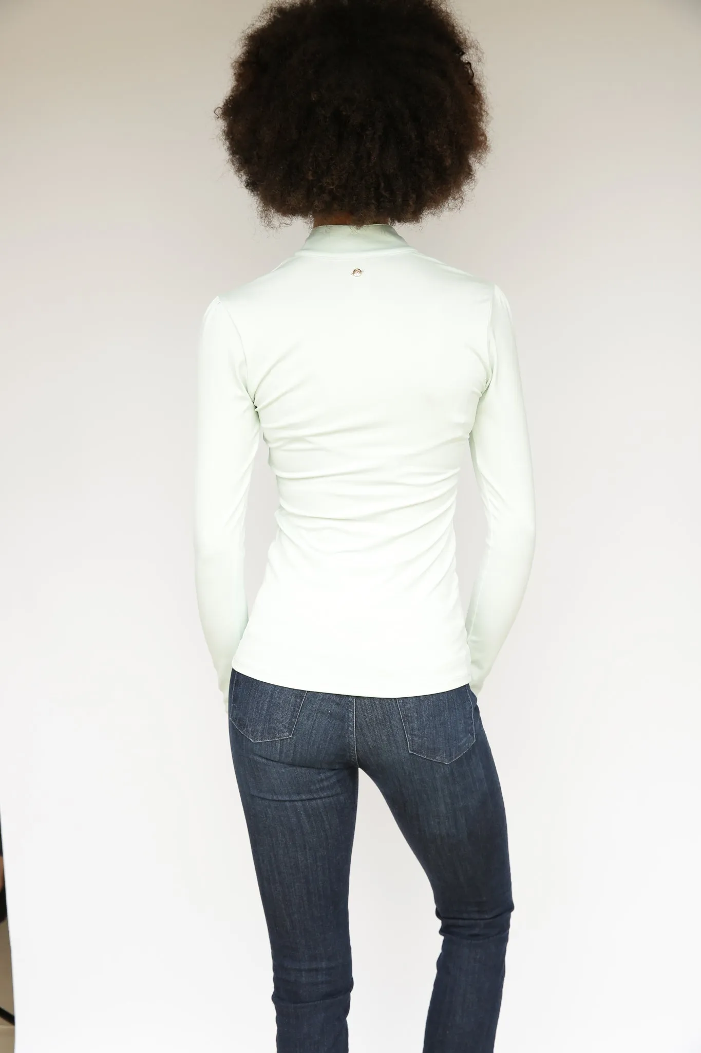 Long Sleeve Jessica Shirt - Mint