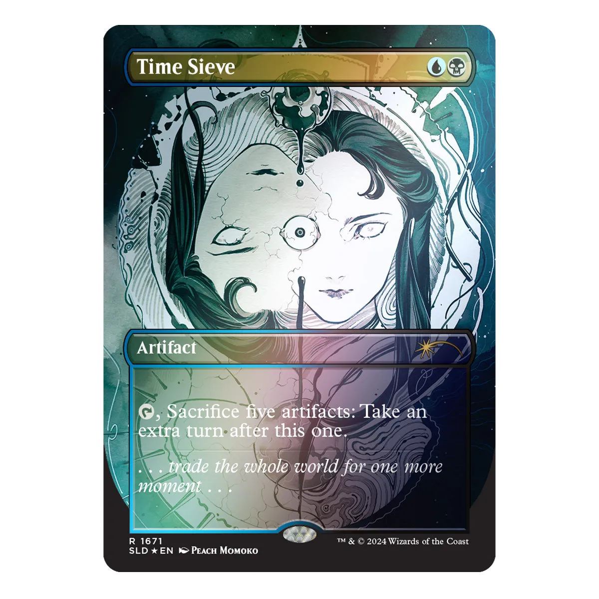 Magic Secret Lair Camp Totally Safe Drop Featuring: Peach Momoko Foil Edition