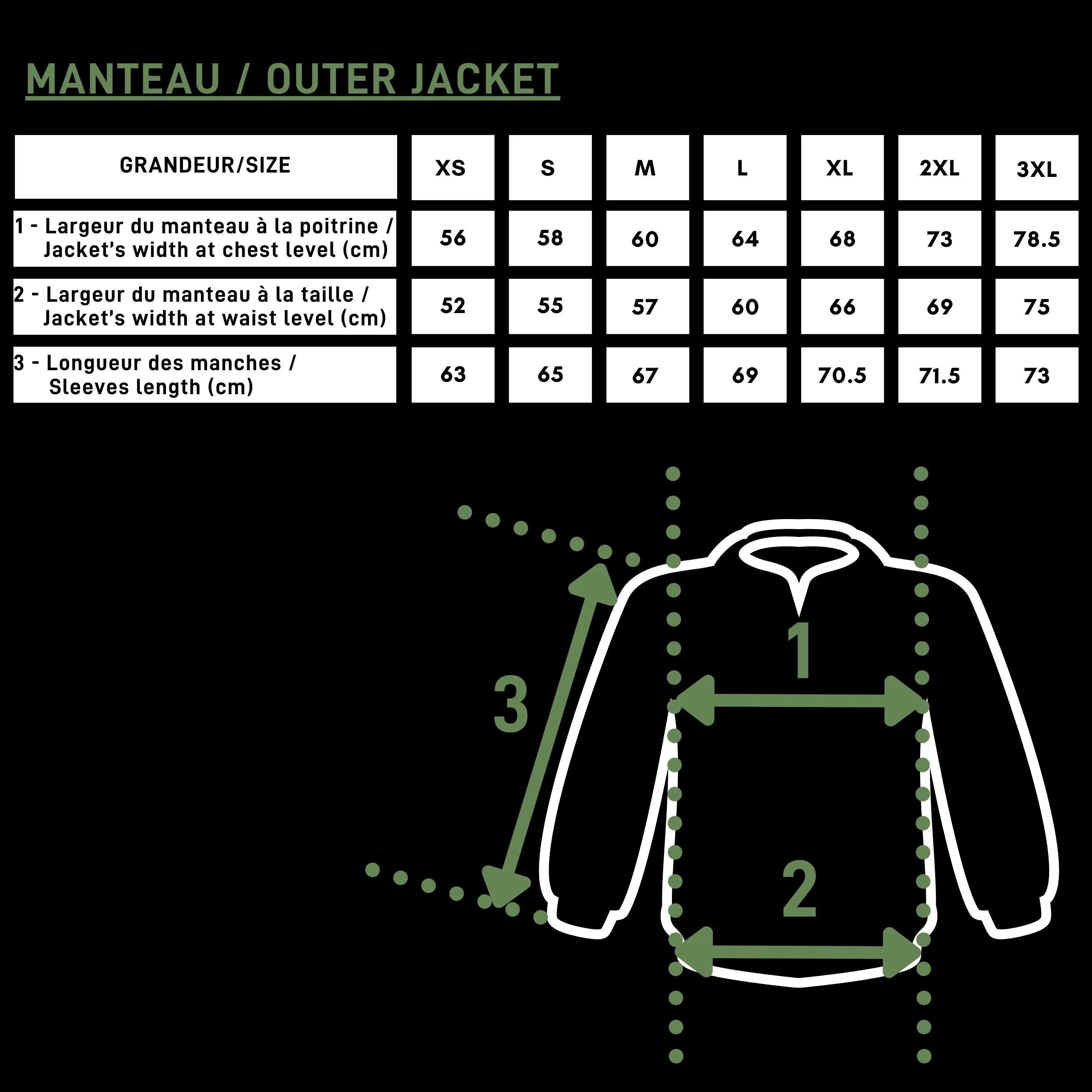 Manteau "Guide 3 en 1 Teck Wood Optima 7" - Homme