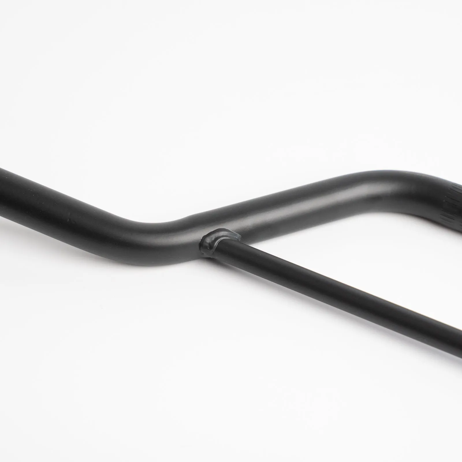 Matte Black 7/8" Steel Handlebars - "Pit Bike" Bend