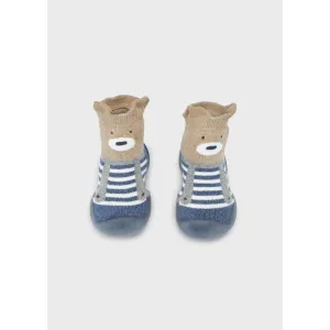 Mayoral Sock Shoe with Sole - Blue