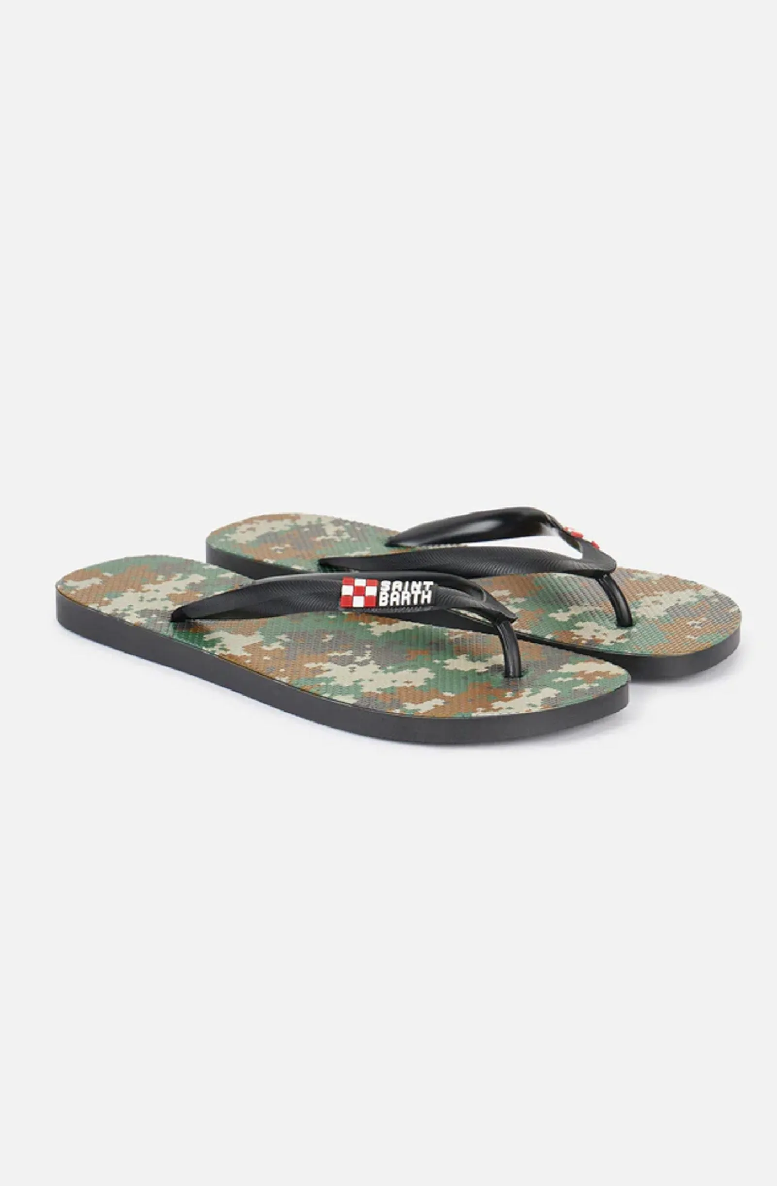 MC2 SAINT BARTH Man Flip Flops Camouflage Tommy