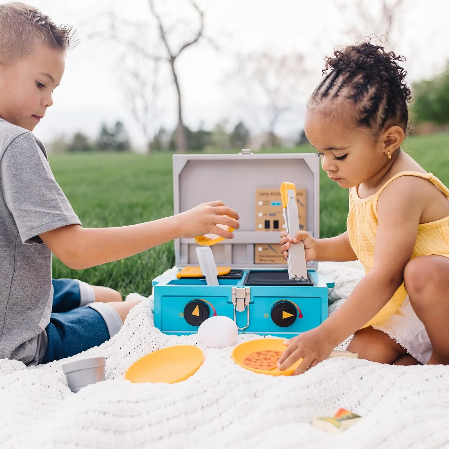 Melissa & Doug Let’s Explore Camp Stove Play Set
