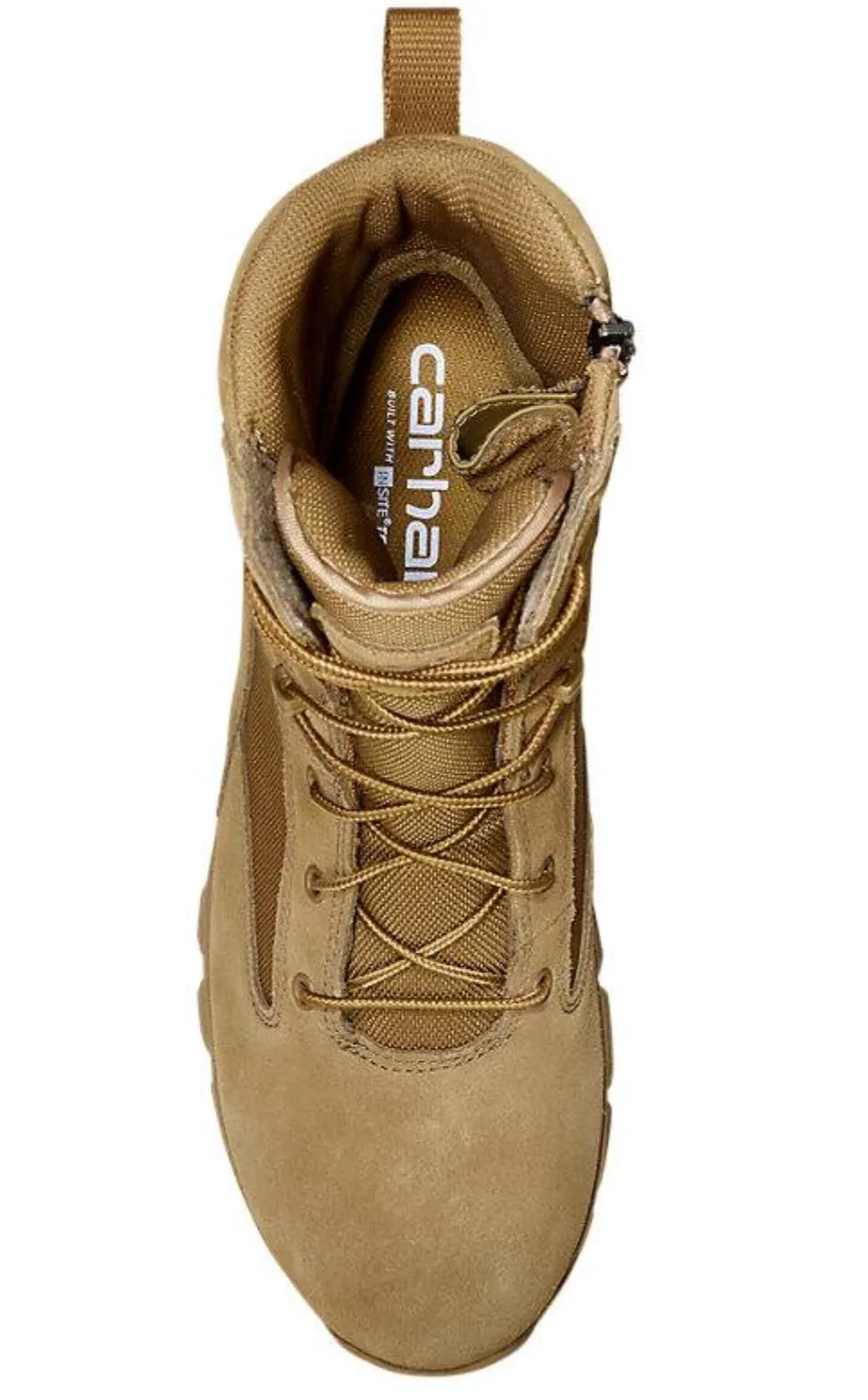 MEN'S CARHARTT GILMORE WATERPROOF 8-INCH SIDE ZIP BOOT | KLONDIKE KHAKI