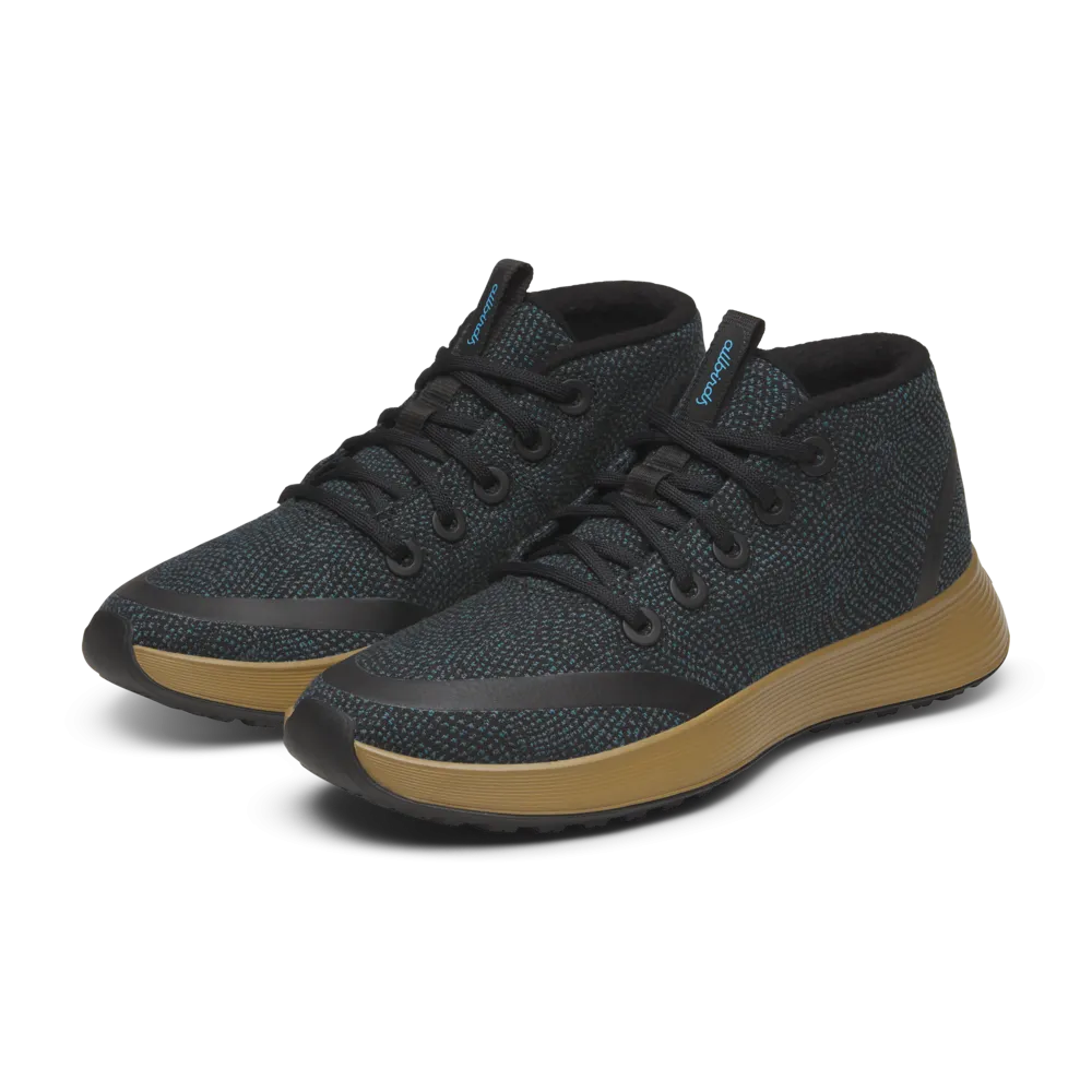 Men's Runner-Up Protect - Natural Black/Chasm Teal (Stony Beige Sole)