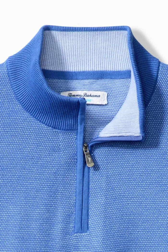 Men's Tommy Bahama | Coolside IslandZone® Long-Sleeve Half-Zip| Mountain Bluebell