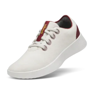 Men's Wool Runner Go - Weathered White/Thunder Red (Barely Grey Sole)