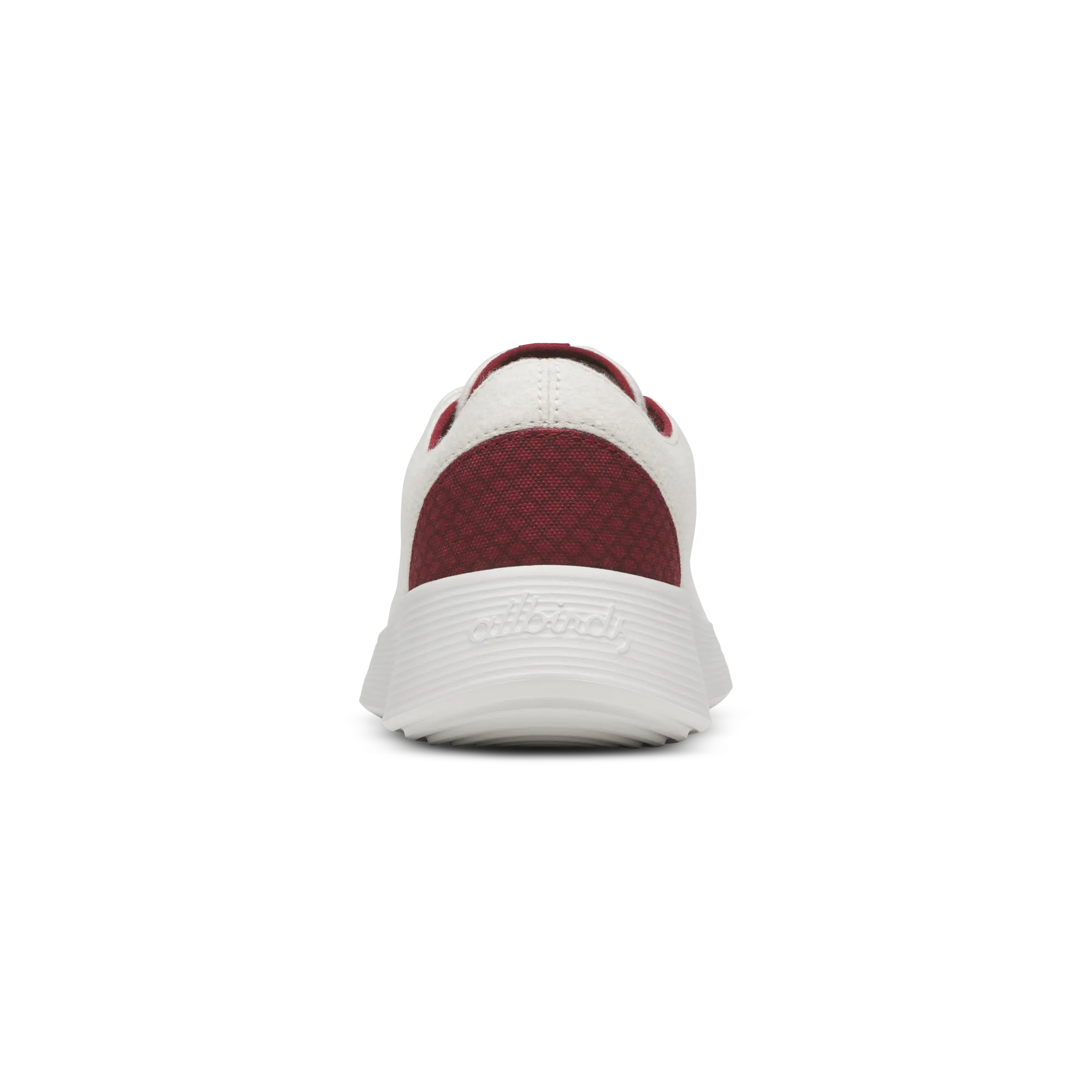 Men's Wool Runner Go - Weathered White/Thunder Red (Barely Grey Sole)