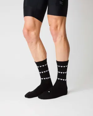 #MERINO HEART BLACK
