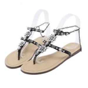 Miami Boho Rhinestone Sandal